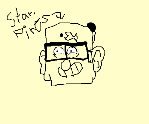 300x250 Ugly Crazy Guy Drawing - Crazy Guy Drawing