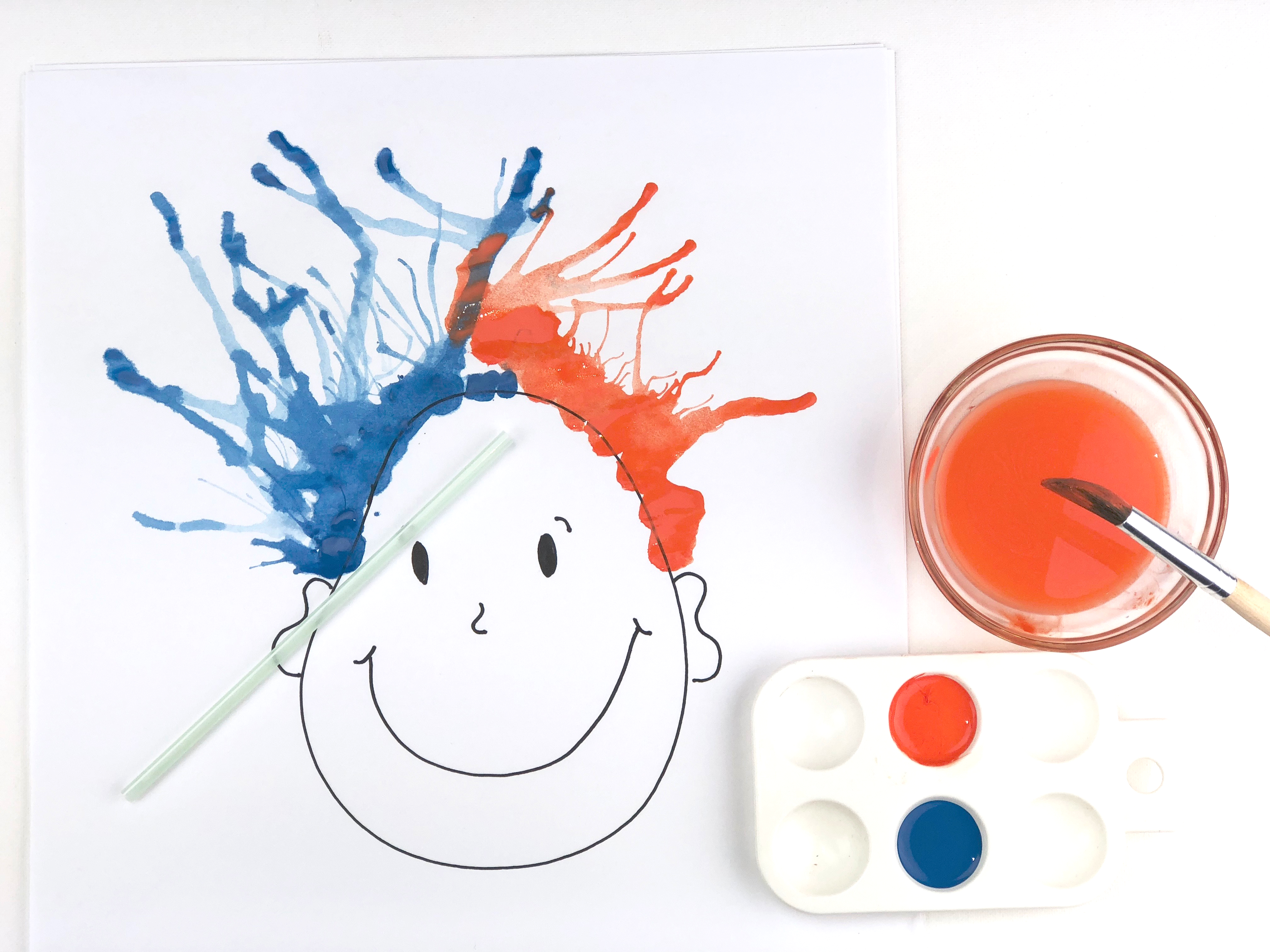 4032x3024 Crazy Hair Day Craft Paint Step - Crazy Hair Drawing