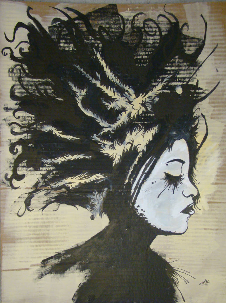 773x1033 Crazy Hair - Crazy Hair Drawing