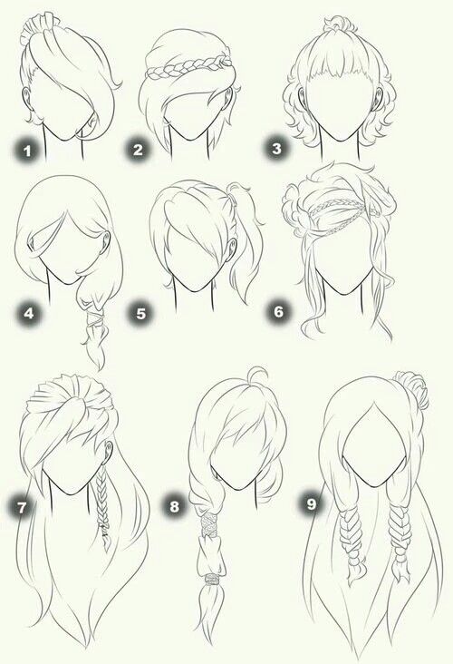 500x732 Crazy Hair Styles Ht Draw In Dibujos De Peinados - Crazy Hair Drawing