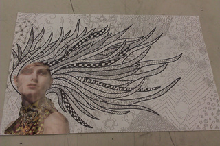 320x213 My Crazy Hair Day Project With The Background - Crazy Hair Drawing