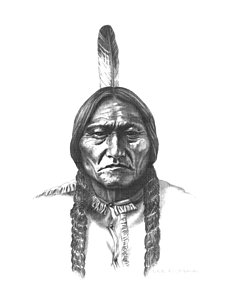 230x300 Crazy Horse Drawings Fine Art America - Crazy Horse Drawing