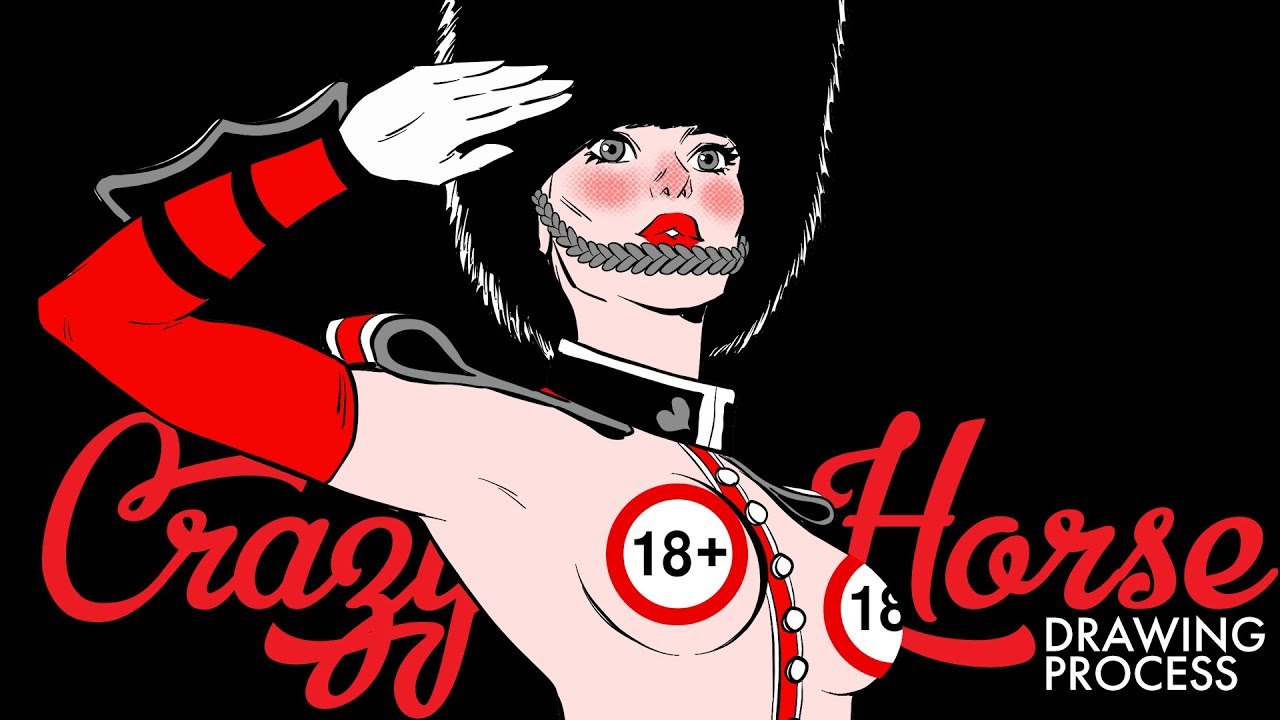 1280x720 Crazy Horse Paris - Crazy Horse Drawing