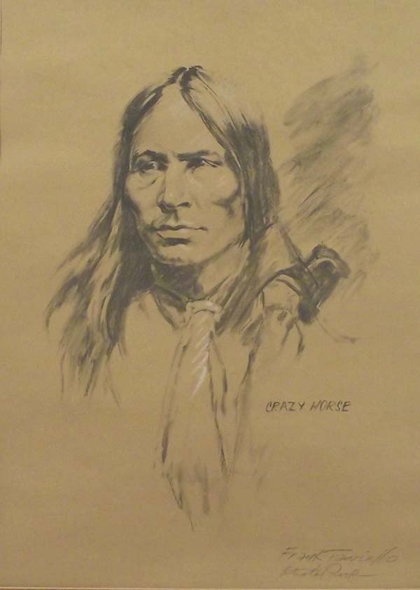 600x843 Crazy Horse Signed Artist Proof - Crazy Horse Drawing