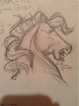 320x428 Crazyhorse Drawings On Paigeeworld Pictures Of Crazyhorse - Crazy Horse Drawing