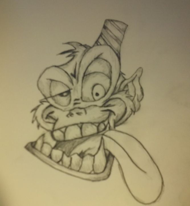 667x720 Crazy Monkey - Crazy Monkey Drawing