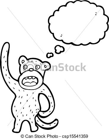 368x470 Cartoon Crazy Monkey - Crazy Monkey Drawing