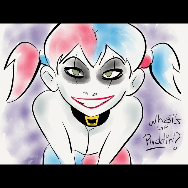 640x640 Crazy, Flirty, And Funny Harley Quinn Drawings - Crazy People Drawings