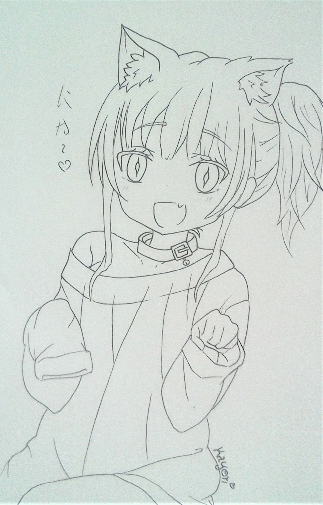 1303x2036 nya for mia kayori me - Crazy People Drawings