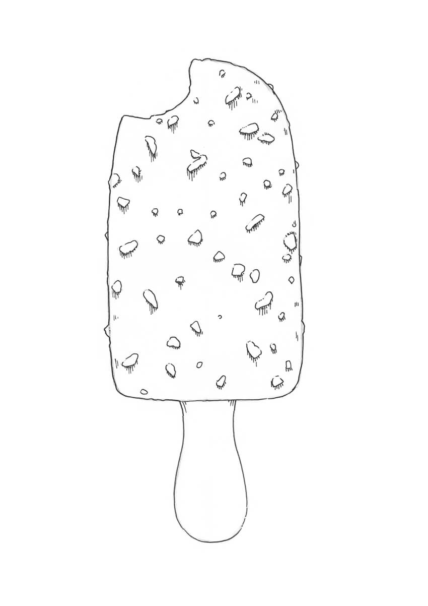 850x1202 How To Draw Ice Cream Step - Cream Drawings