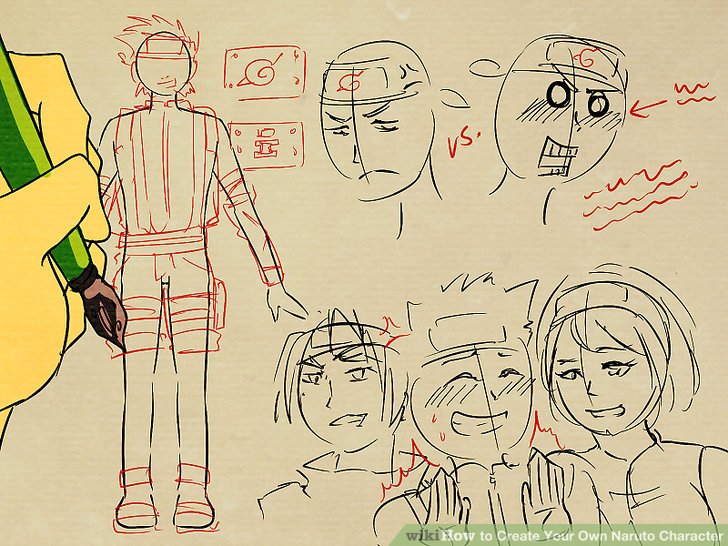 728x546 How To Create Your Own Naruto Character Steps - Create Your Own Drawing