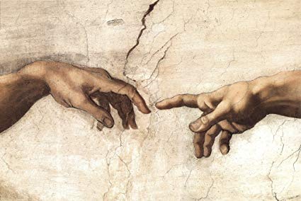 425x284 Michelangelo The Creation Adam Fresco Sistine Chapel - Creation Of Adam Drawing