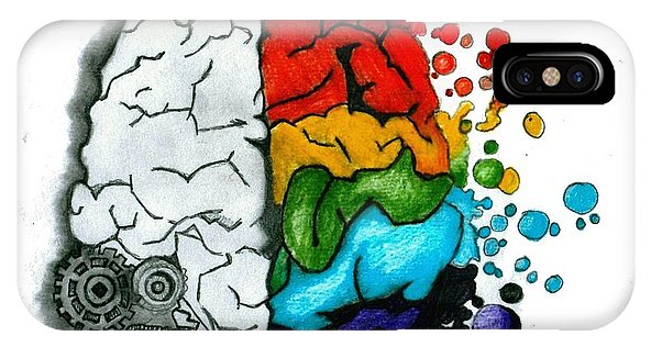 592x316 creative brain iphone x case for sale - Creative Brain Drawing