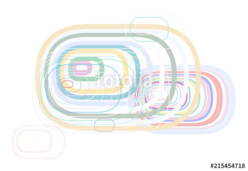 500x345 abstract geometric background with shape of rounded rectangle - Creative Drawing With Geometric Shapes