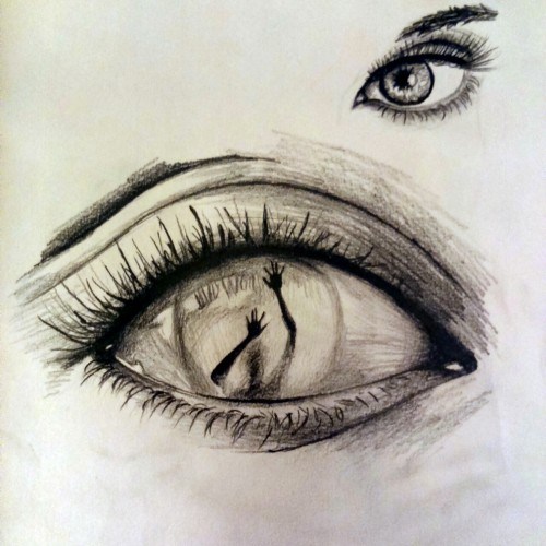 Creative Eye Drawings at PaintingValley.com | Explore collection of ...
