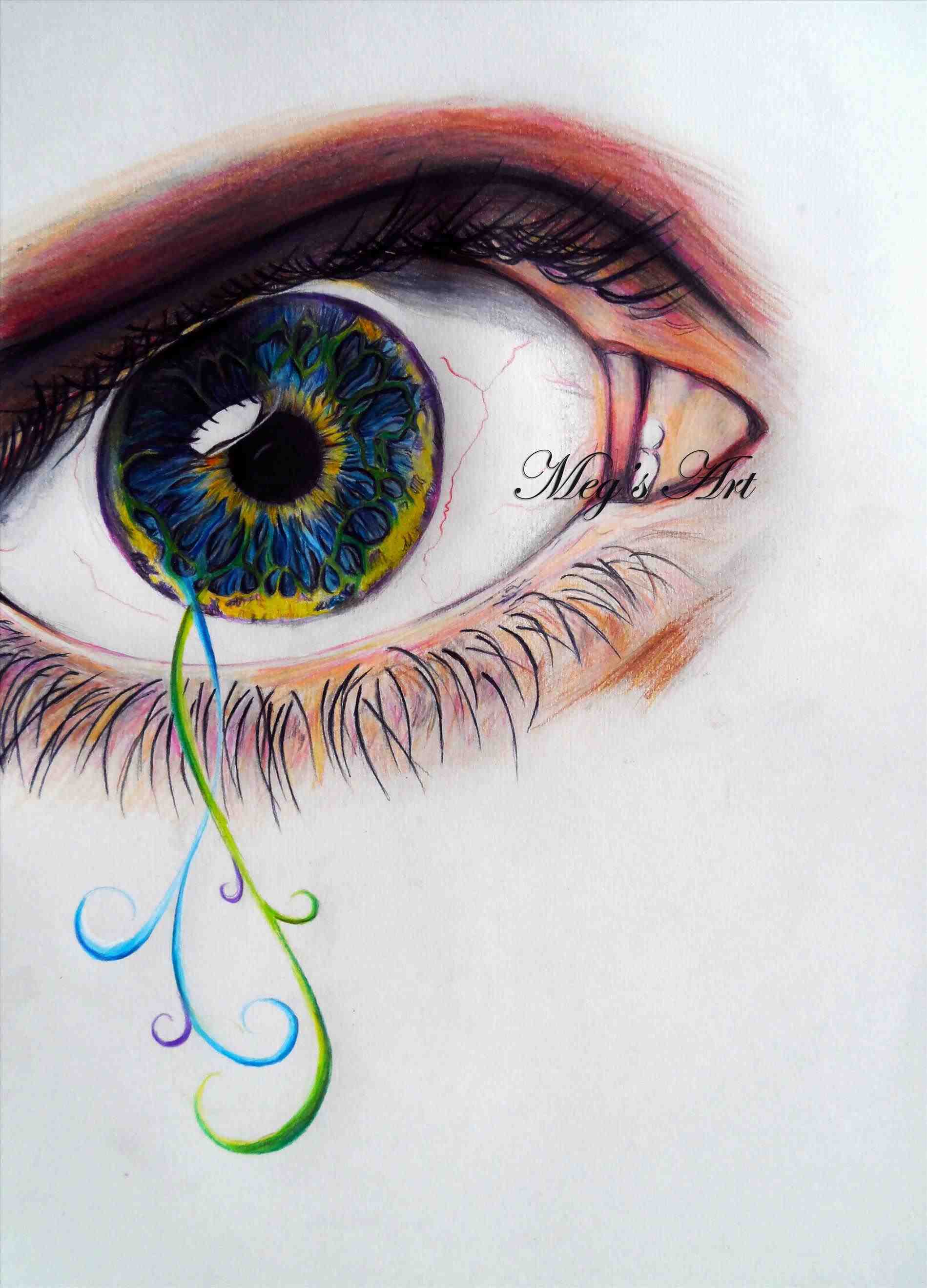 1899x2640 The Images Collection Of And In Color Drawn Creative Eye Drawing - Creative Eye Drawings