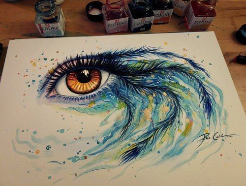 500x378 A Creative Eye Via Tumblr On We Heart It - Creative Eye Drawings