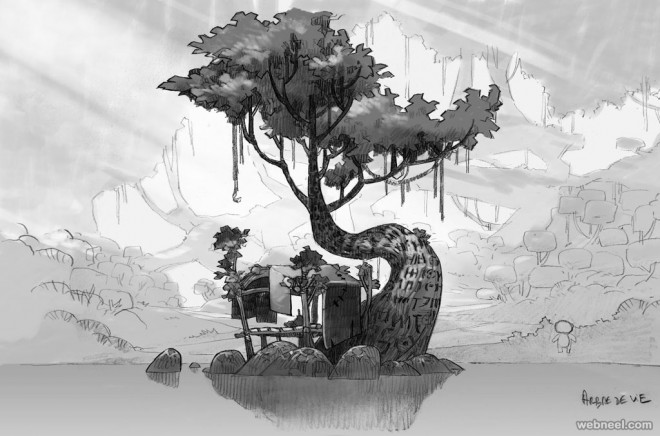 660x436 Tree Drawings - Creative Tree Drawing