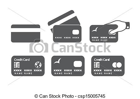 450x318 Credit Card Icons Vector Illustration - Credit Card Drawing