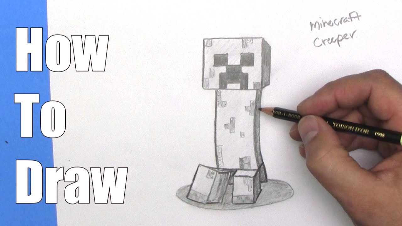 1280x720 how to draw a minecraft creeper - Creeper Drawing