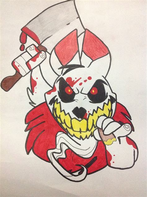 474x634 Creepy Easter Bunny Drawing - Creepy Bunny Drawing