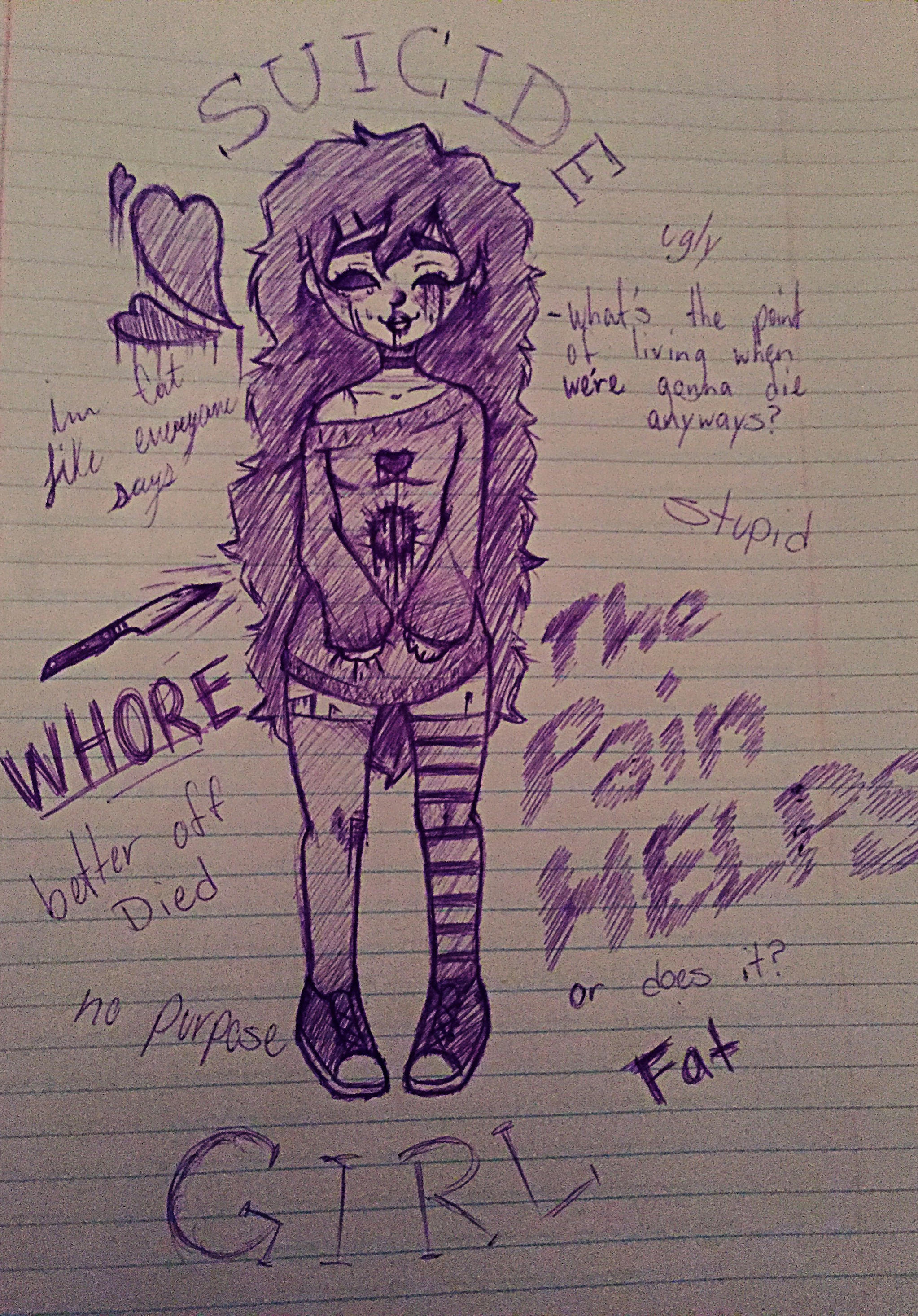 2046x2932 My Oc - Creepy Bunny Drawing