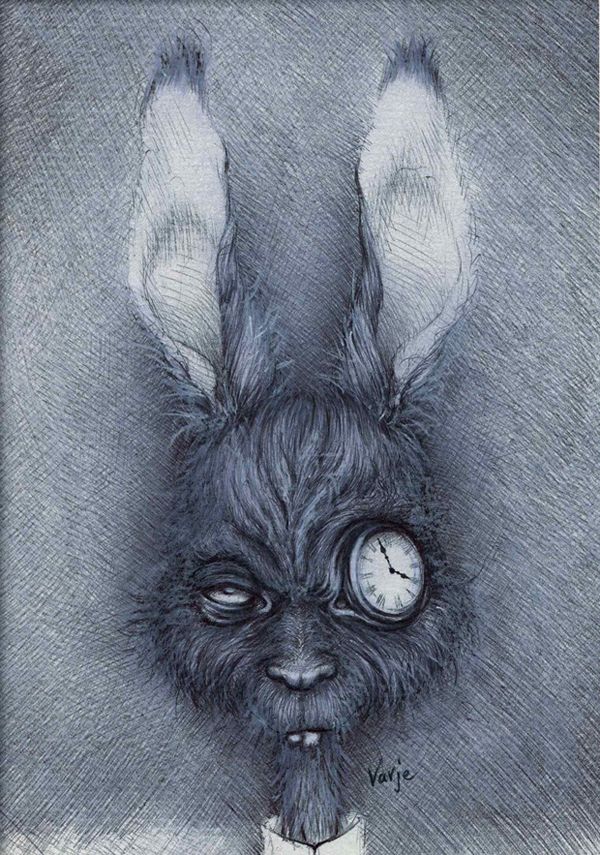 Creepy Bunny Drawing At Explore Collection Of Creepy Bunny Drawing 