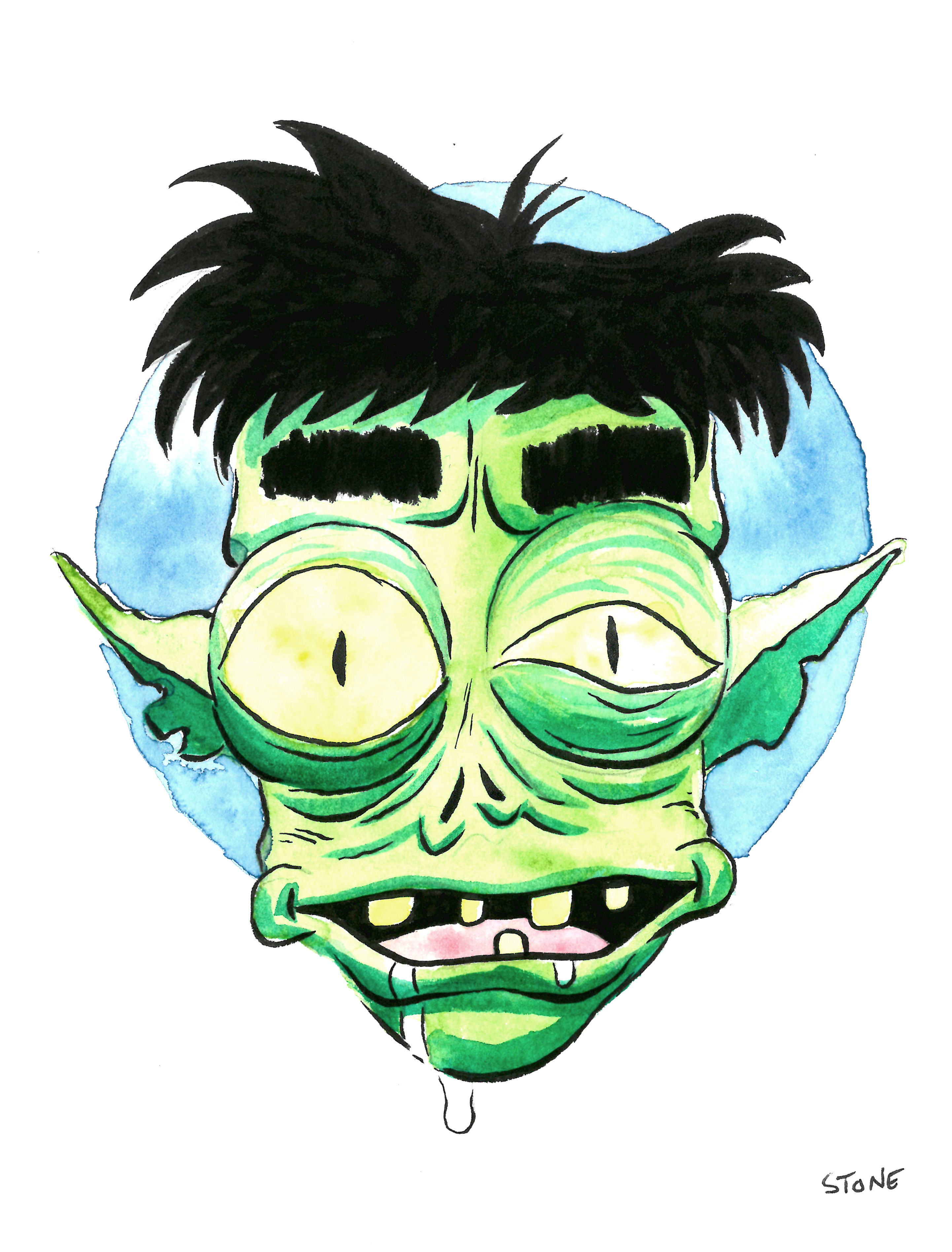 2883x3791 the creepy castle bryan - Creepy Castle Drawing