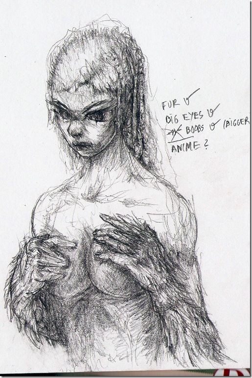 515x772 figure drawing creepy for free download - Creepy Drawings