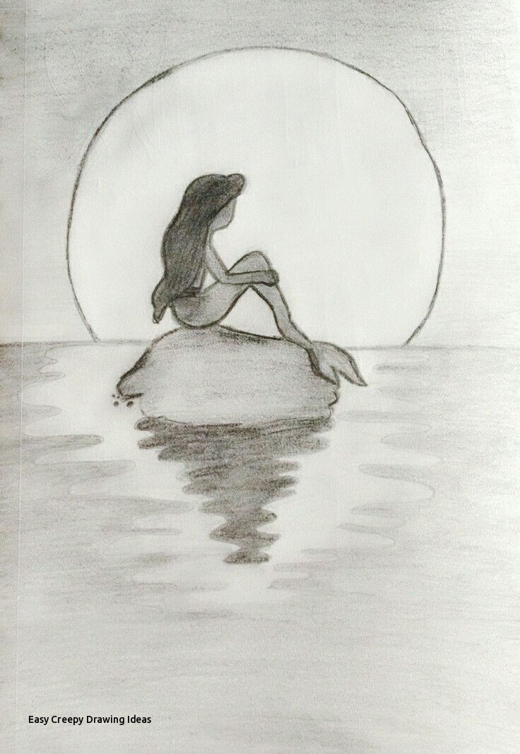 736x1067  - Creepy Drawings