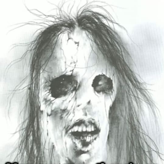 539x541 Really Creepy Children's Drawings - Creepy Drawings