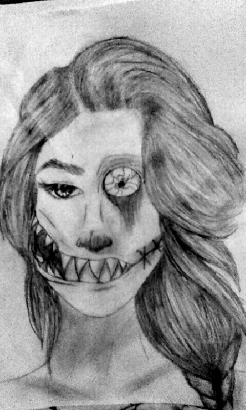 480x800 Creepy Face Drawing Horror Amino - Creepy Face Drawing