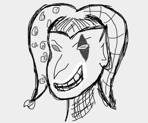 300x250 Creepy Face Drawing - Creepy Face Drawing