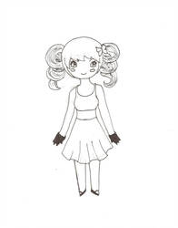 196x250 Random Creepy Girl Drawing - Creepy Girl Drawing