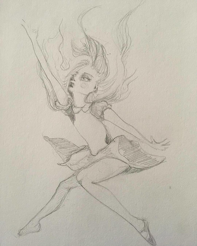 819x1024 The World's Best Photos Of Creepy And Sketch - Creepy Girl Drawing