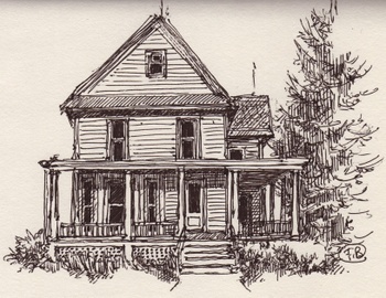 350x270 wagonized no pler - Creepy House Drawing