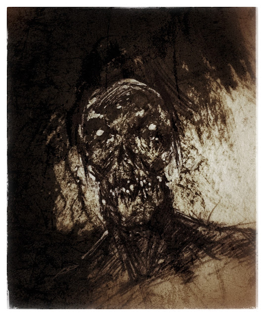 536x640 Mike's Art Blog - Creepy Monster Drawing