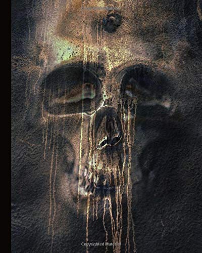 400x500 Dark Thoughts Sketchbook Creepy Skull - Creepy Skull Drawing