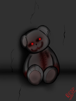 320x427 snowball, my sweet lovely stuffy - Creepy Teddy Bear Drawing