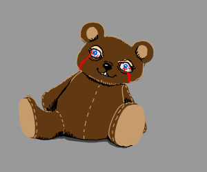 300x250 Creepy Teddy Bear Drawing - Creepy Teddy Bear Drawing