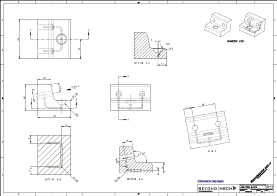 277x196 Mechanical Cad Drawings And Blueprints For Practice - Creo 3d Drawing