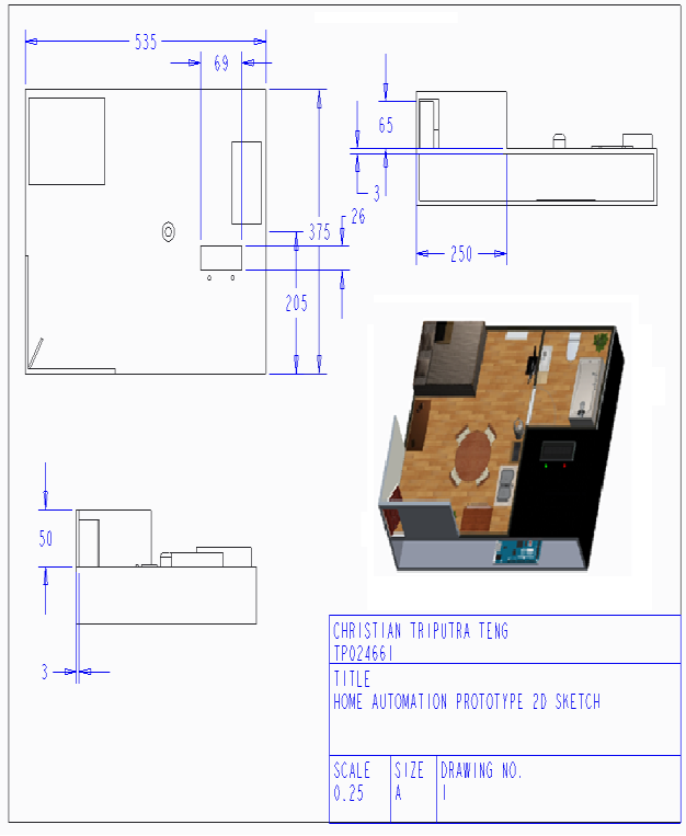 626x763 Drawing Of The Prototype The Figure Shows The Drawing - Creo 3d Drawing