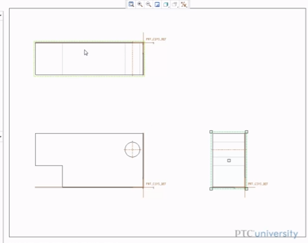 440x347 how to get started with drawings in creo parametric - Creo Drawing