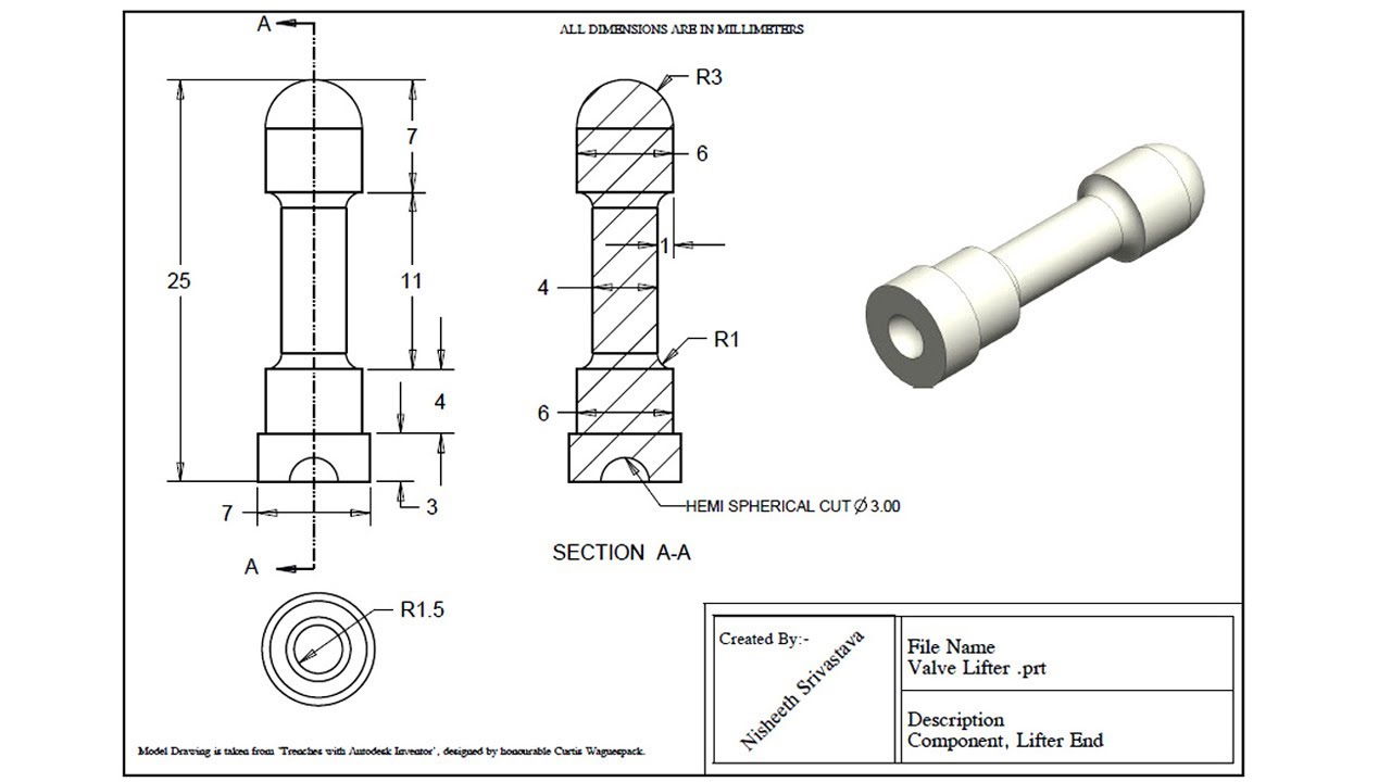 creo 3d modeling practice drawings pdf