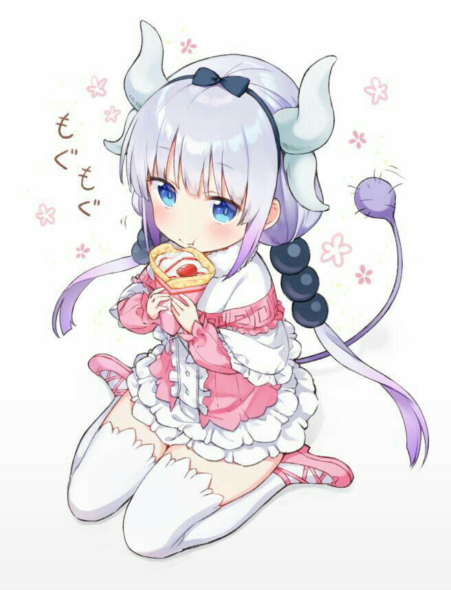 656x859 Just Kanna Eating A Crepe - Crepe Drawing