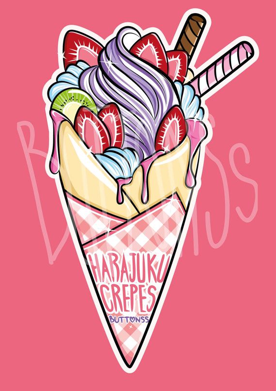 570x806 yuuuum! harajuku crepes my favourite artists and illustrators - Crepe Drawing