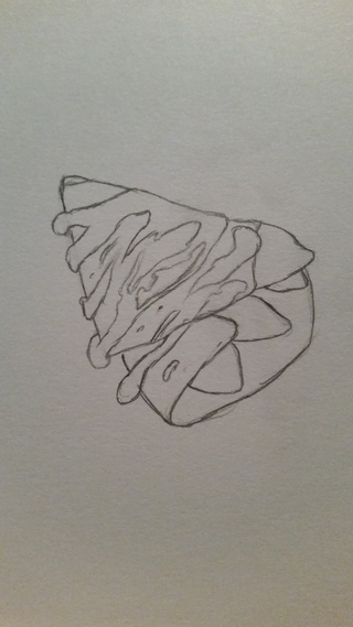 320x569 Crepe Drawings On Paigeeworld Pictures Of Crepe - Crepe Drawing