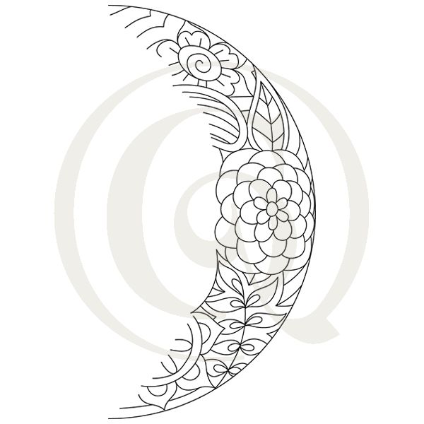 600x600 Luna - Crescent Drawing