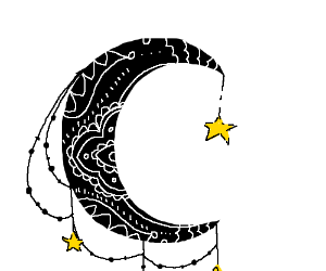 300x250 beautiful crescent moon drawing - Crescent Drawing