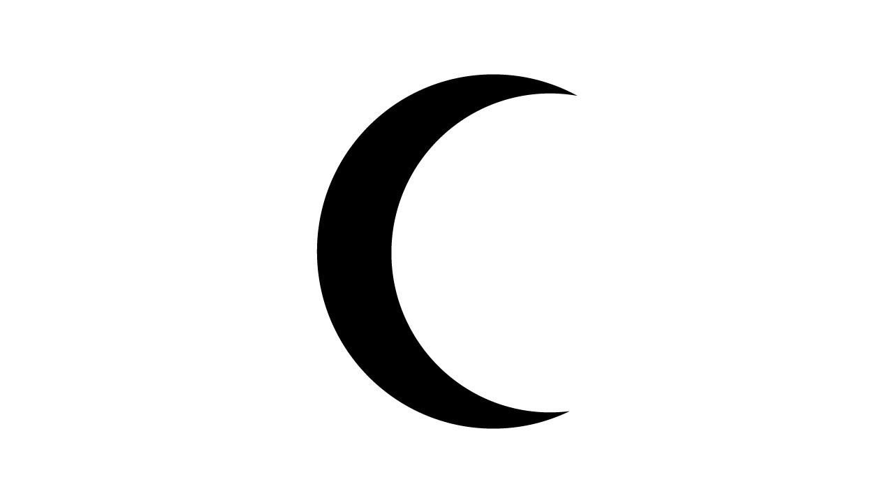 1280x720 Half Moon Drawing Tumblr - Crescent Moon Drawing Tumblr